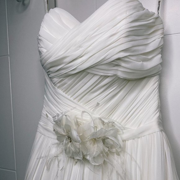 Sottero & Midgley A-Line Wedding Dress, Size 4/6 - Picture 4 of 10